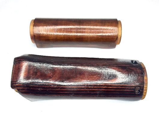 Цевье АКСУ деревянное с накладкой