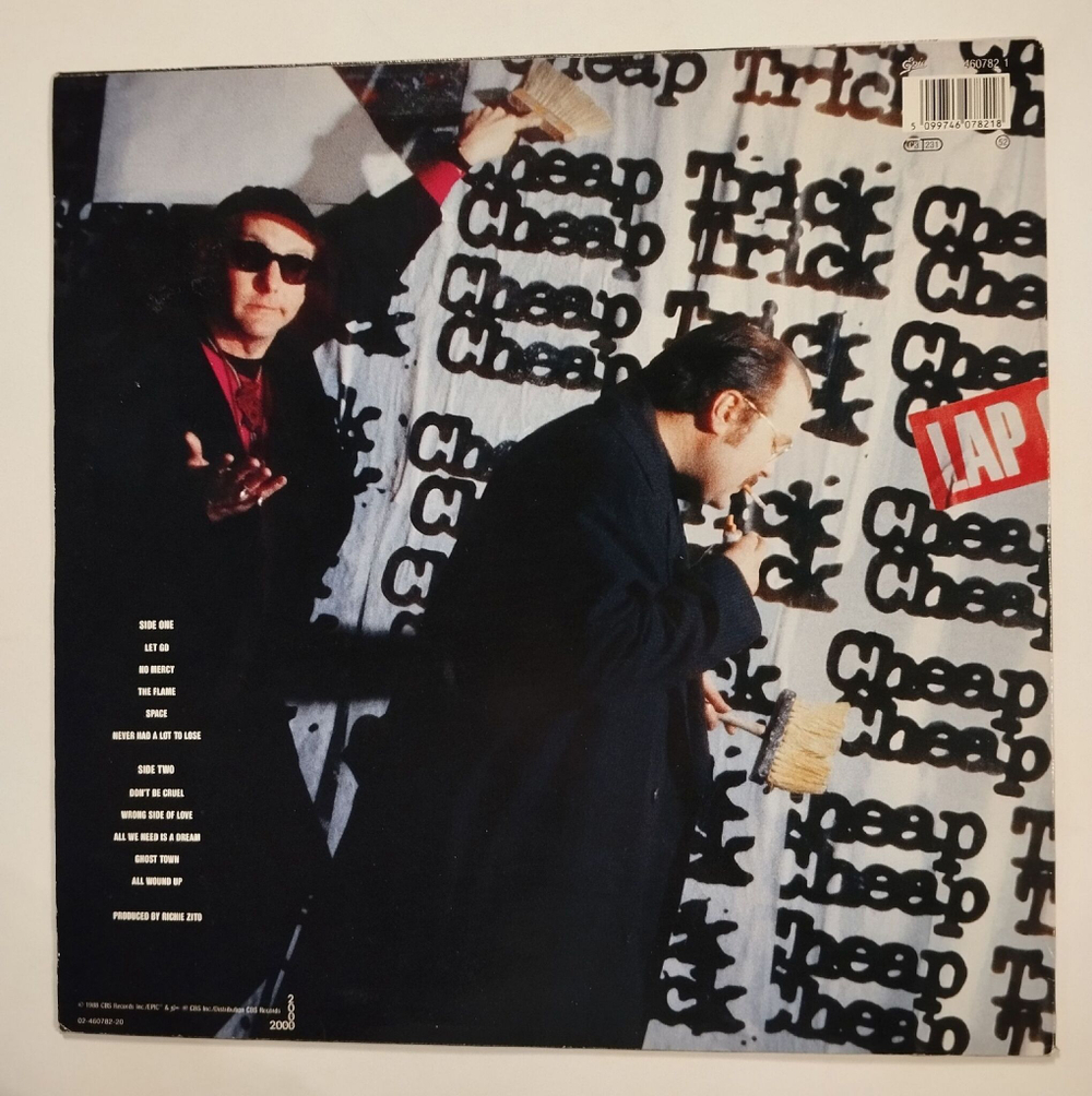 Винтажная виниловая пластинка LP Cheap Trick Lap Of Luxury (Holland 1988)