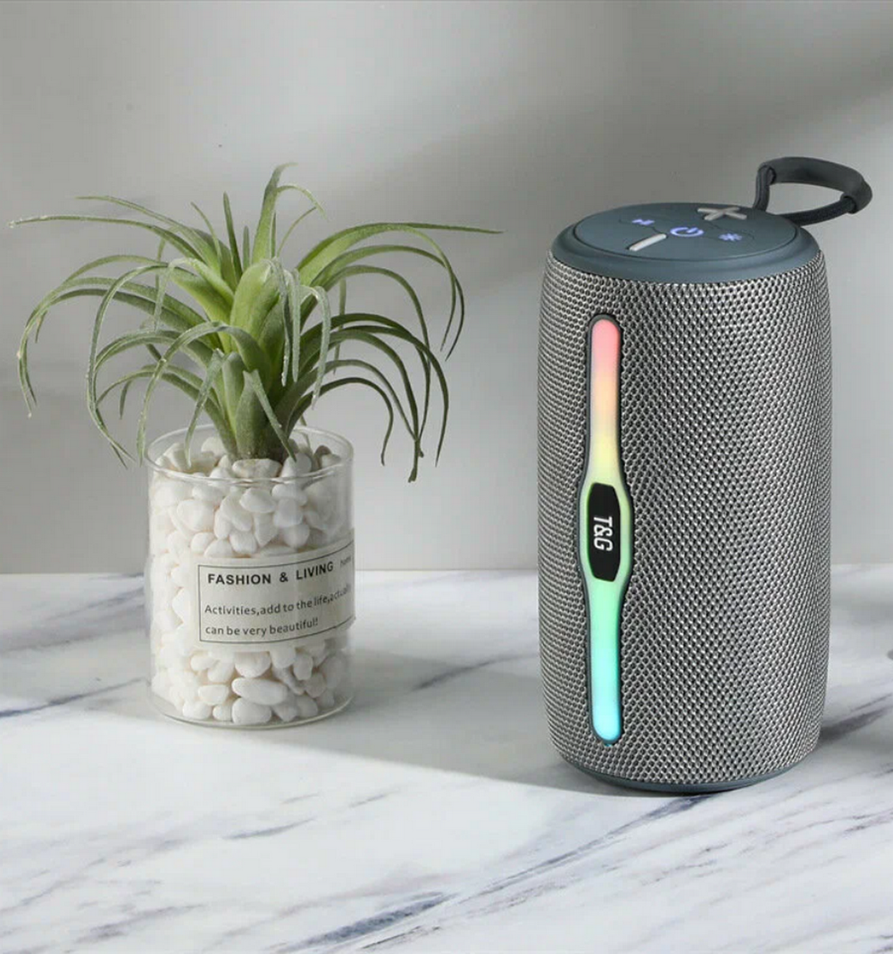 Беспроводная колонка TG-675 (8W TF USB FM) RGB Light