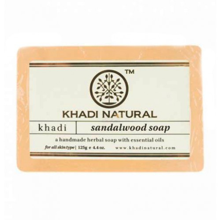 Мыло Khadi Natural Сандаловое дерево Sandalwood Soap 125 г