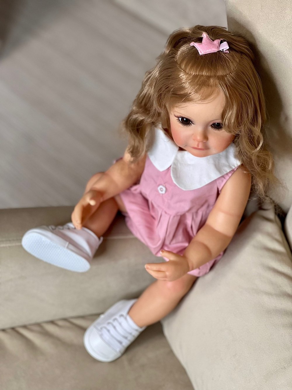 Кукла Реборн виниловая 55см в пакете (FA-170)