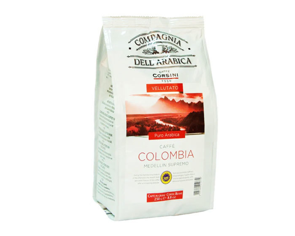 купить Кофе в зернах Compagnia Dell`Arabica Colombia Medellin Supremo, 250 г