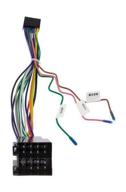 Комплект рамки с разъёмами 9" Lada Priora 2013-2018 большая кнопки снизу [F5] - Car-Smart 9707F5