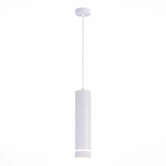 ST115.533.12 Светильник подвесной Белый LED 1*12W 3000K 936Lm Ra>90 120° IP20 D80xH300 165-265V Подвесные светильники