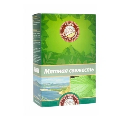 Мятная свежесть коробка, 100 гр., ТМ ТРАВЫ ГОРНОГО КРЫМА