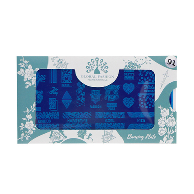 Диск для стемпинга Global Fashion #-91
