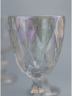 Набор фужеров для вина, 330 мл, 6 шт. перламутровый