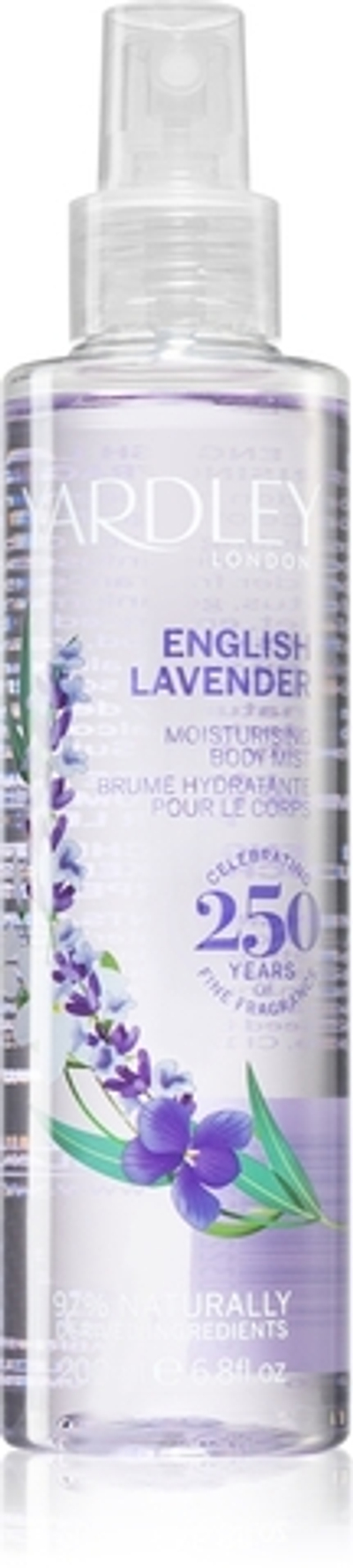 Yardley English Lavender Увлажняющий спрей для тела для женщин