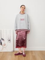 СВИТШОТ «UNSTOPPABLE GIRL» СЕРЫЙ МЕЛАНЖ