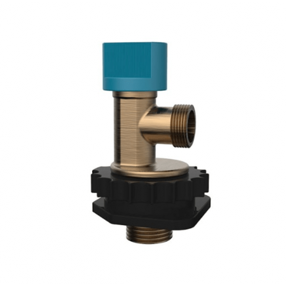 Кран для подкл инста 1/2 на 3/8 EL740-2