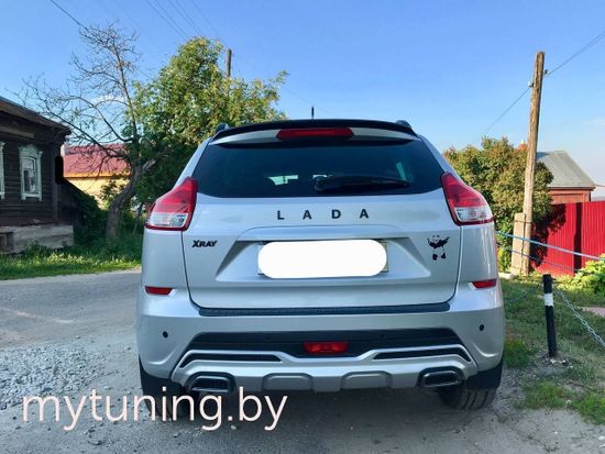 Диффузор заднего бампера для Lada XRAY