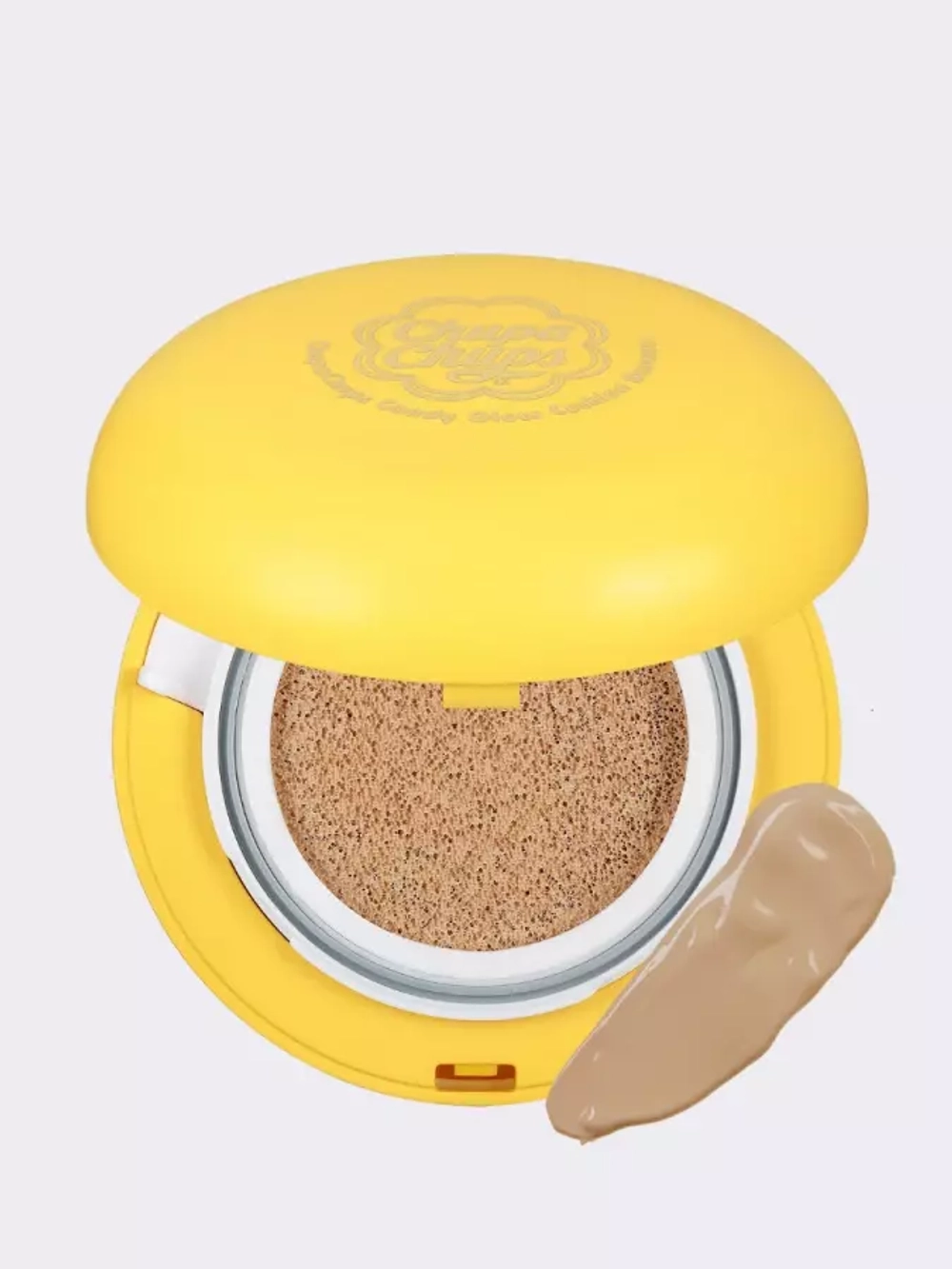 Тональный кушон с блюр-эффектом Chupa Chups Candy Glow Cushion SPF 50+ PA++++ 4.0 Medium