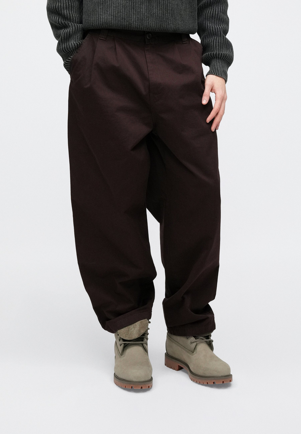 Carhartt WIP MERRICK LENEXA - Тканевые брюки - Коричневый