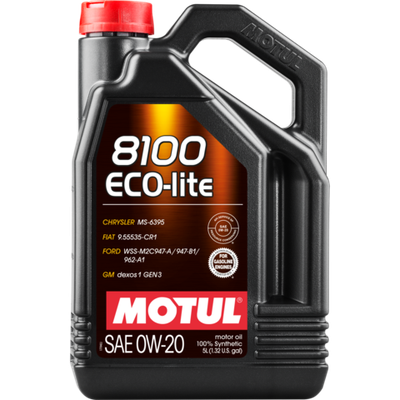 MOTUL 8100 ECO-LITE 0W20 (5л) VN синтетическое моторное масло