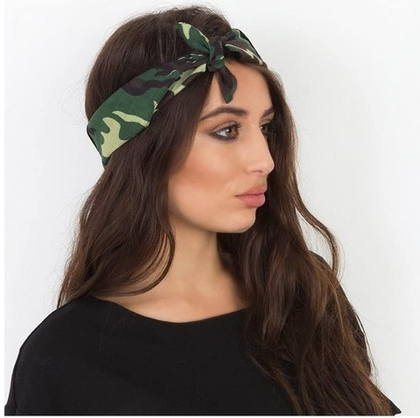 Бандана зеленый камуфляж