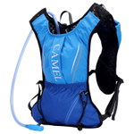 CAMEL Abrasive Fabric Backpack Medium Unisex Blue/Black