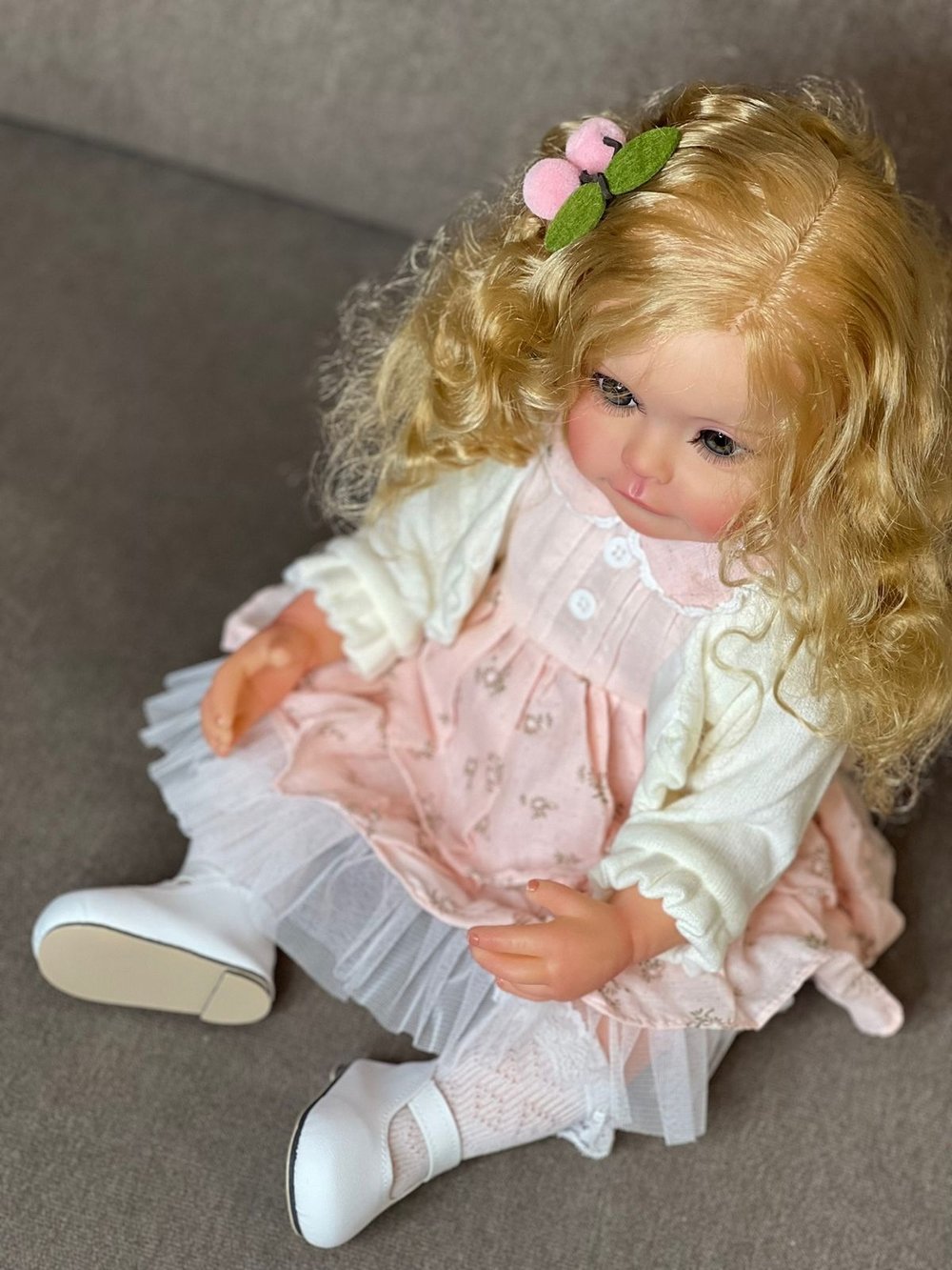 Кукла Реборн виниловая 55см в пакете (FA-556)