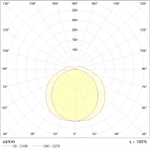 Светильник LED ДСП ARCTIC.OPL ECO LED 1200 EM 4000K СТ
