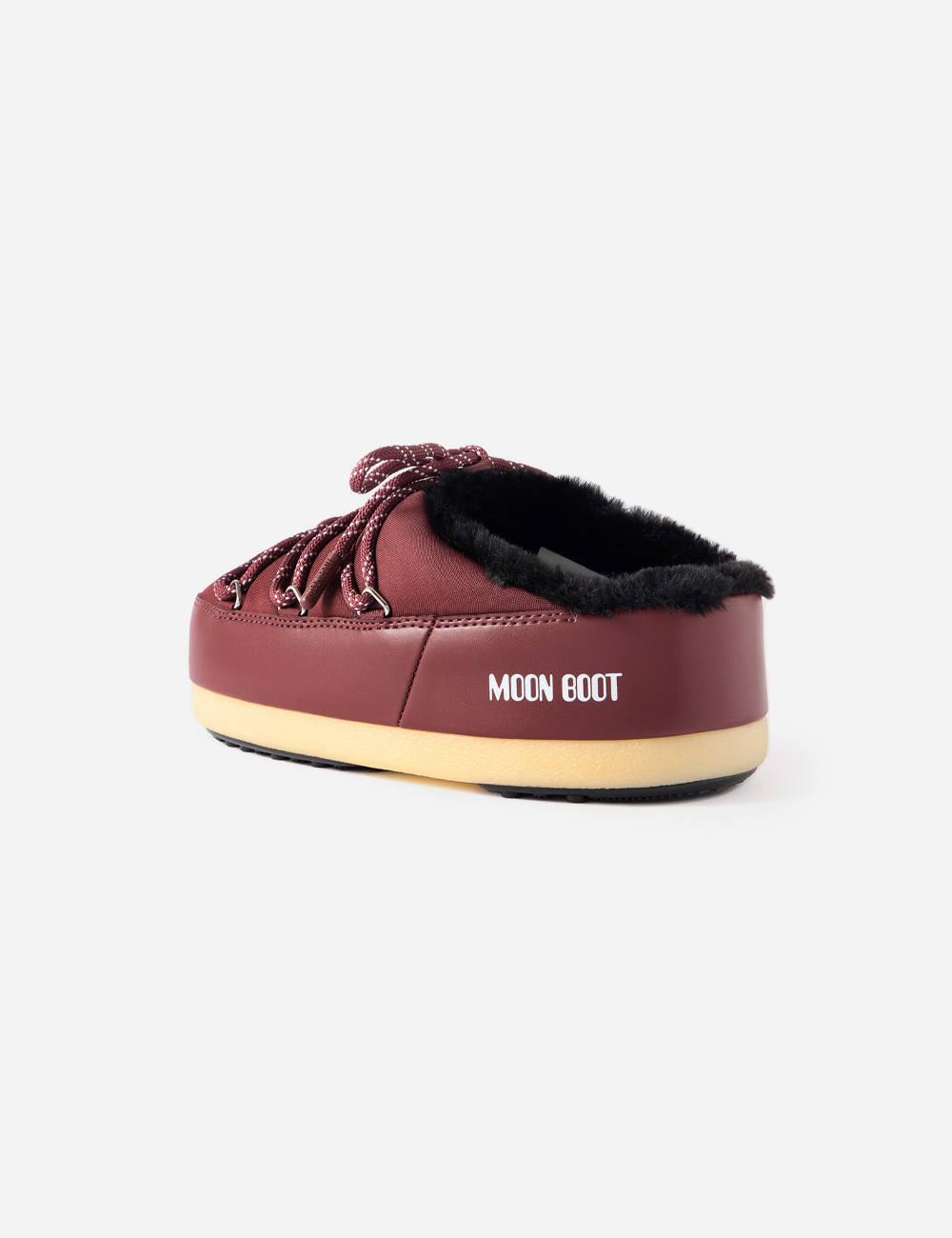 Moon Boot Evx Shell Mules Burgundy