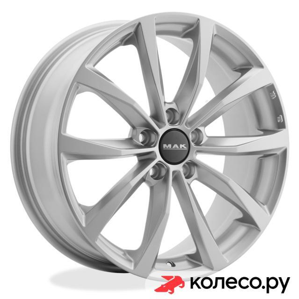 Wolf 7.5x18/5*114.3 D76 ET38 Silver