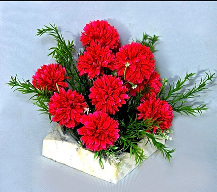 Полянка ритуальная утяжеленная на постаменте