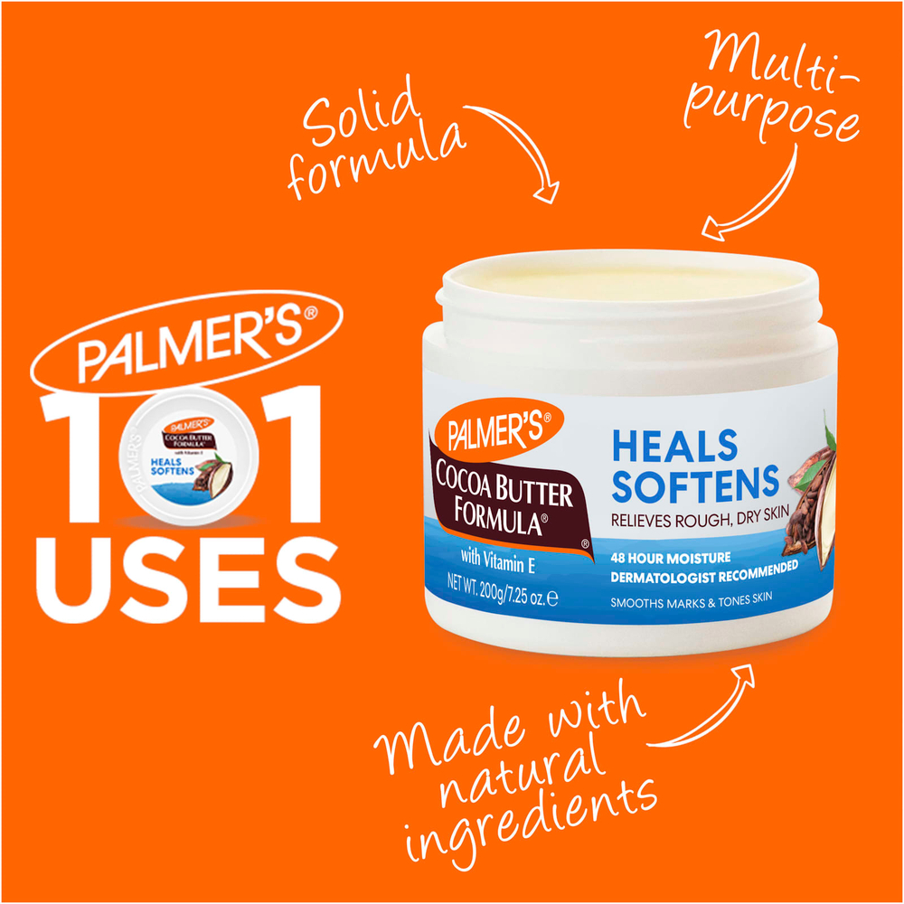 Palmer's, Cocoa Butter Formula® с витамином E, для заживления и смягчения кожи, 200 г (7,25 унции)