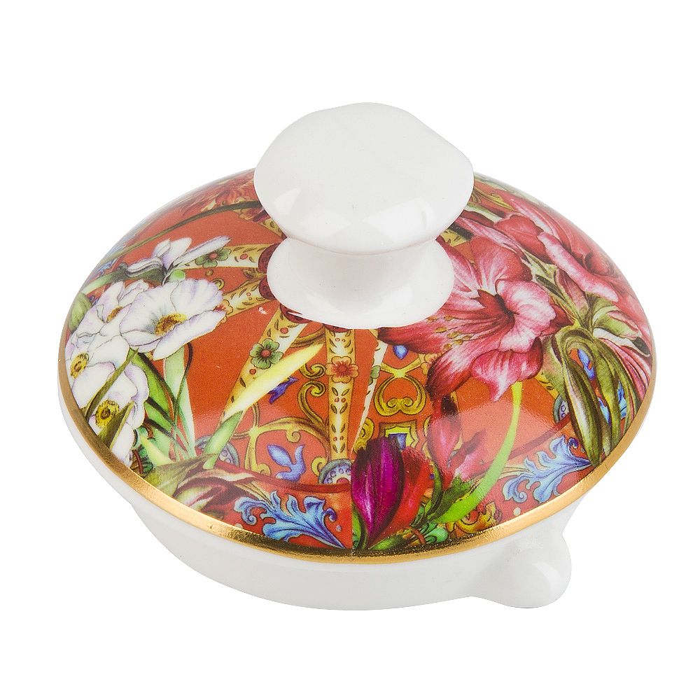 Чайник "Secret Garden" v=600мл (фарфор) (подарочная упаковка)