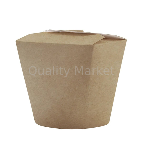 Контейнер для лапши 700 мл, КРАФТ, картон