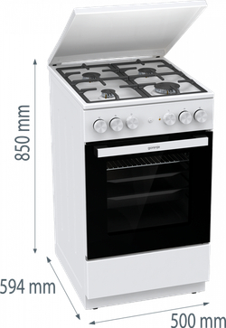 Комбинированная плита Gorenje GK5A42WF-B