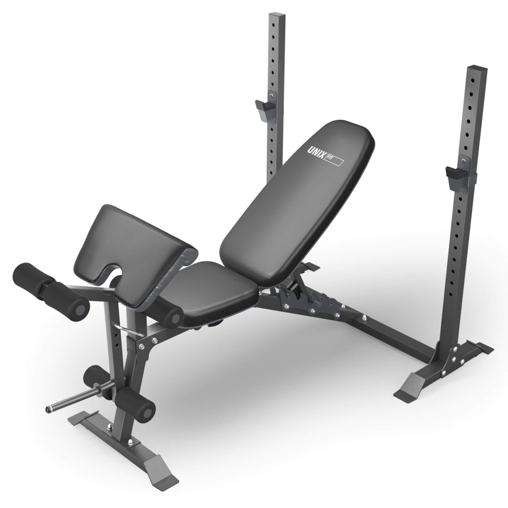 Скамья силовая со стойками UNIX Fit BENCH 130DD