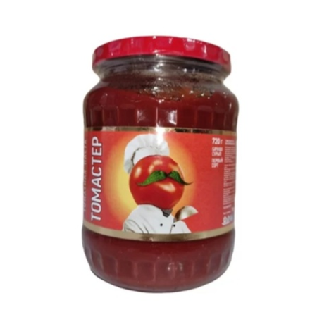 Томатная паста Томастер 720 гр