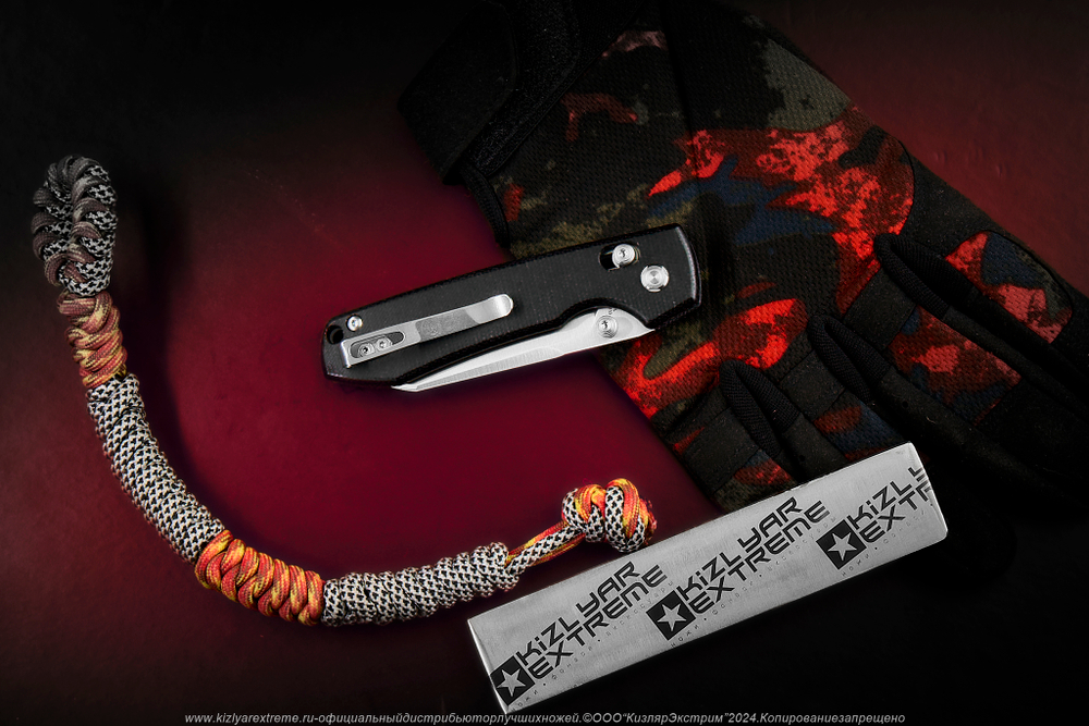 Нож Vosteed Raccoon CB сталь 14C28N Satin Cleaver рукоять Black Micarta