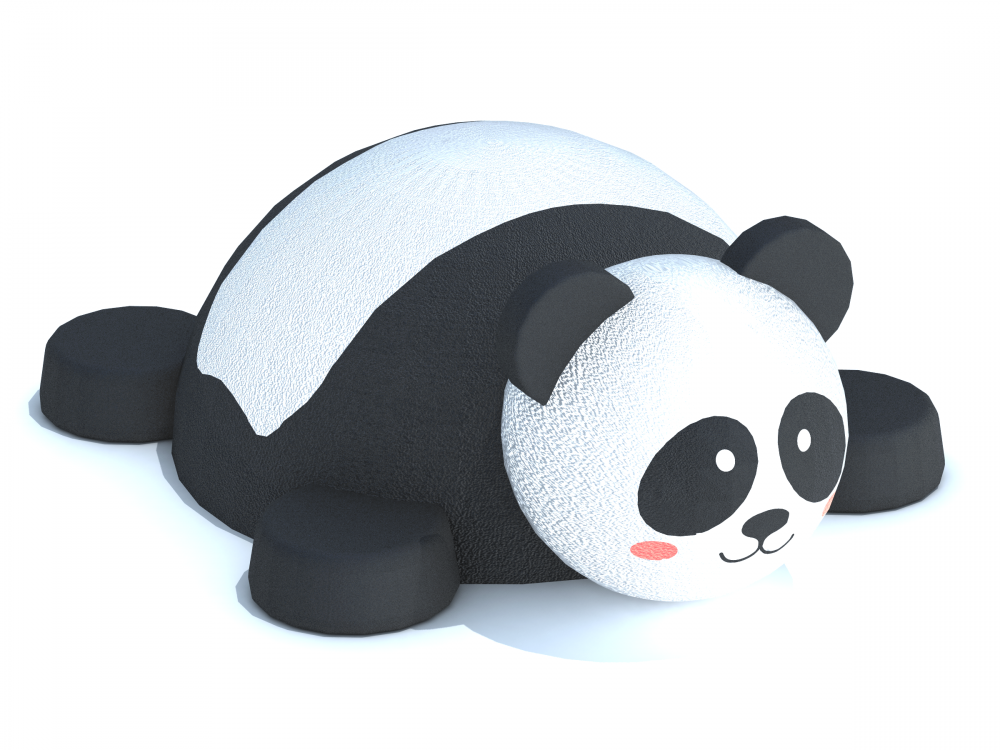 Резиновая фигура 3D Панда для детских площадок