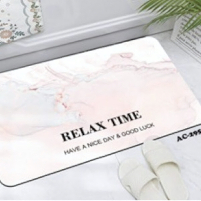 Коврик для ванной комнаты ZALEL 45х75 противоскользящее покрытие AC-2952