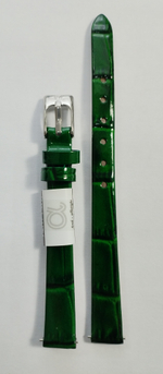 10 мм. Ремень из натуральной кожи. Лаковый крокодил.