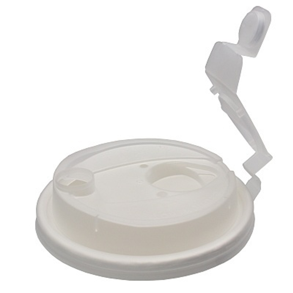 Крышки для стаканов "Тип Е", 90 мм, белые (50/800 шт)