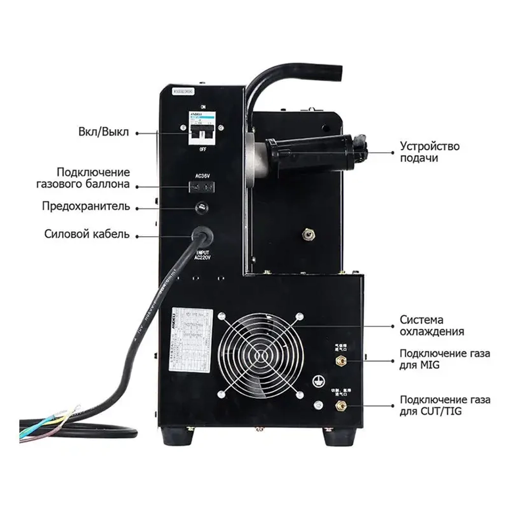 Andeli MCT-520D сварочный инвертор ADL20-601