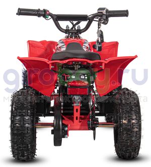Детский электроквадроцикл WHITE SIBERIA SNEG LETO R 1000W - Красный