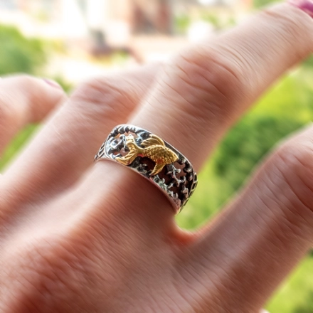 Кольцо "Золотая рыбка"