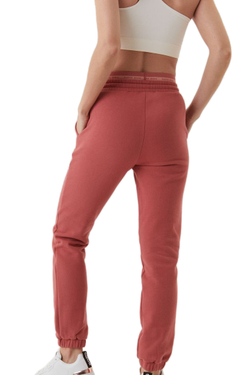 Женские теннисные брюки Björn Borg Sthlm Elastic Pants - dusty cedar