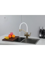 Смеситель для кухни с подключением к фильтру Gappo G4395-63