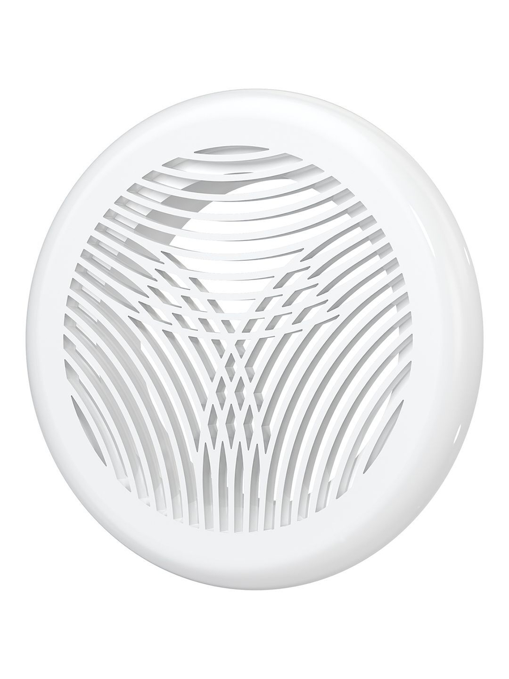 Решетка вентиляционная РПКФ фланец D100 разъемная D143 пластик ERA