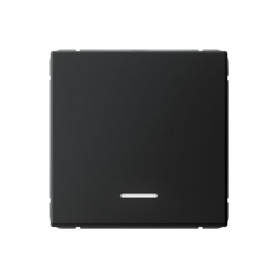 Выключатель 1-кл. ArtGallery (сх. 1а) 10AX с подсветкой механизм карбон SE GAL001013