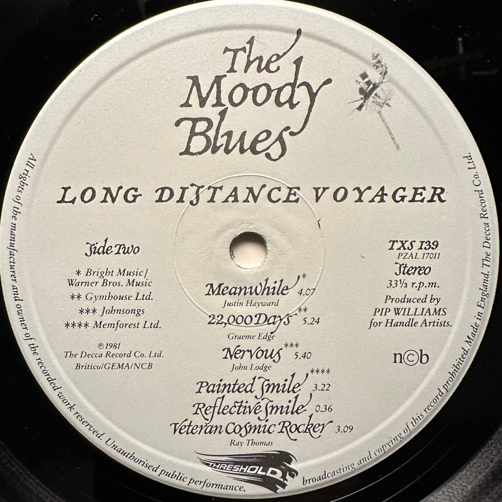 The Moody Blues - Long Distance Voyager (Скандинавия 1981г.)