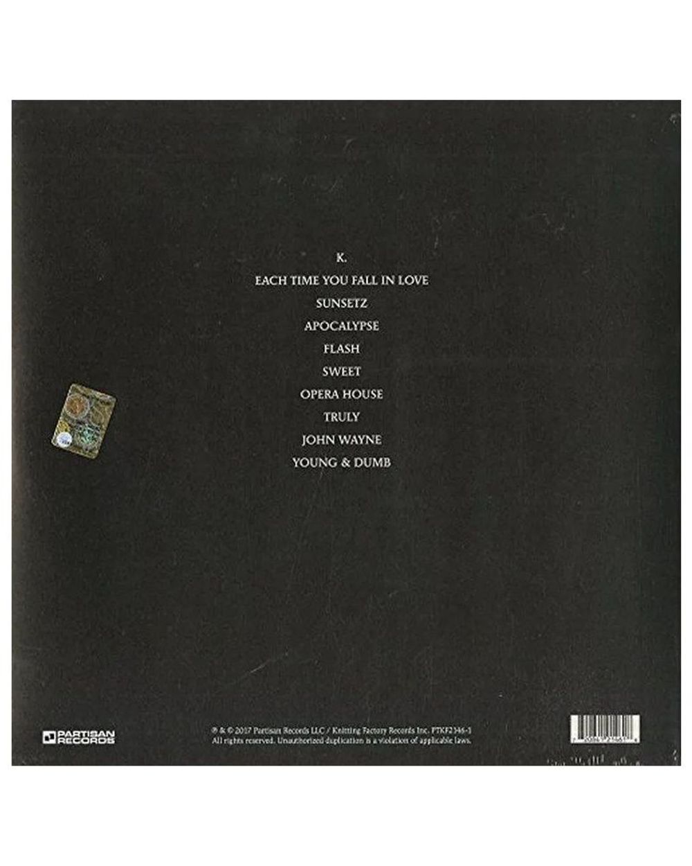 CIGARETTES AFTER SEX. Cigarettes After Sex (LP) Новая запечатанная виниловая пластинка