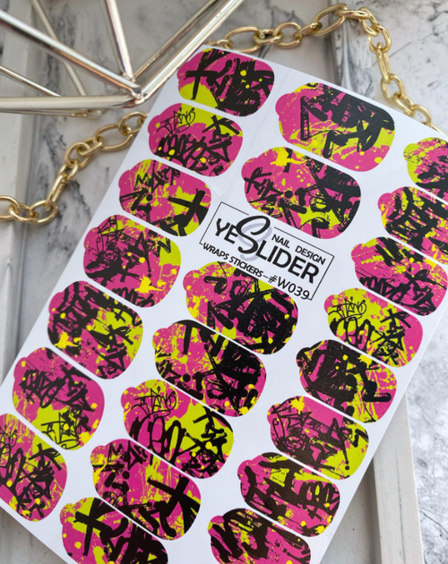 Пленка для маникюра W039