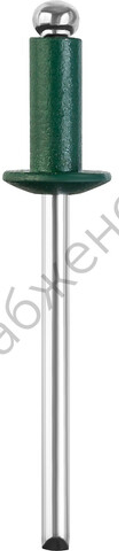 STAYER Color-FIX 4.0 х 10 мм, зеленый насыщенный, алюминиевые заклепки, 50 шт, Professional (3125-40-6005)