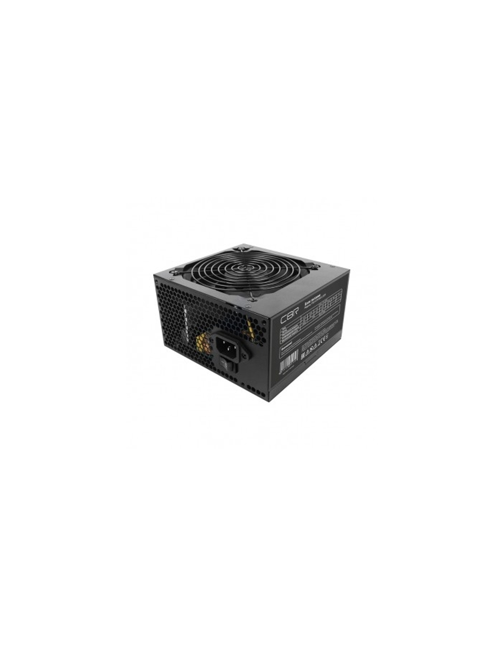 Блок питания CBR ATX 450W 80+ Bronze, DC-DC, APFC, 0.6mm, 20+4pin, 1*8-pin(4+4P), 1*6+2pin, 4*SATA, 2*IDE, 12cm fan, 1.5м кабель питания, черный [PSU-ATX450-12GM] BOX