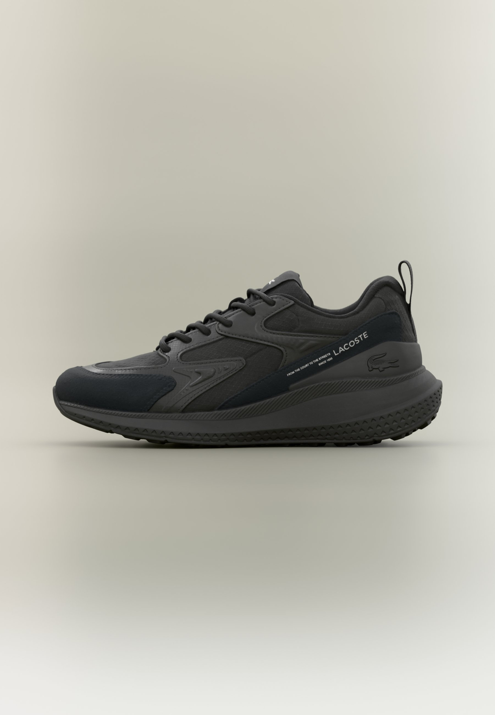 Lacoste L003 EVO 124 - кроссовки на шнуровке - Чёрный