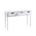Консоль «Бридж» 3 ящика белый лак